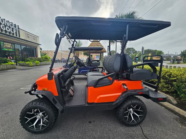 Red Golf Cart